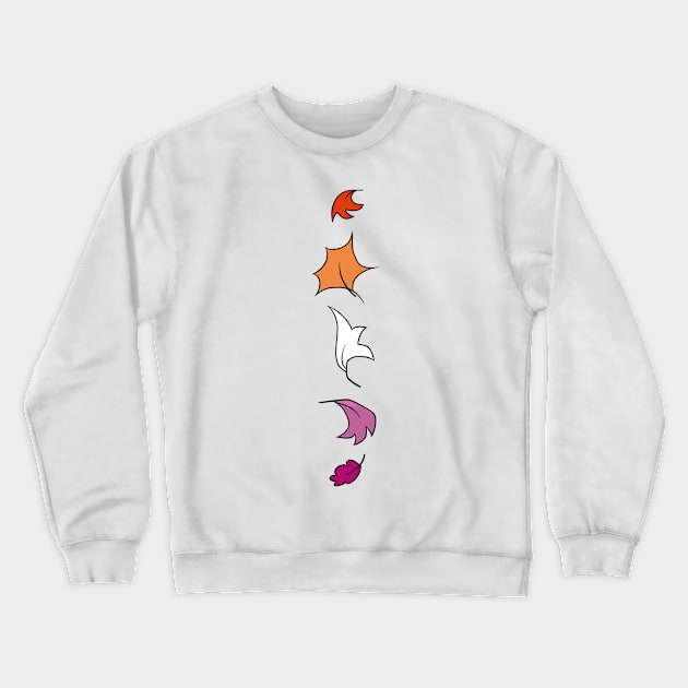 Heartstopper leaves Line - lesbian pride Crewneck Sweatshirt by daddymactinus